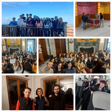 Et nous voilà: à l'Hôtel de Ville, à Alba, à Saluzzo et...au baby-foot ;)